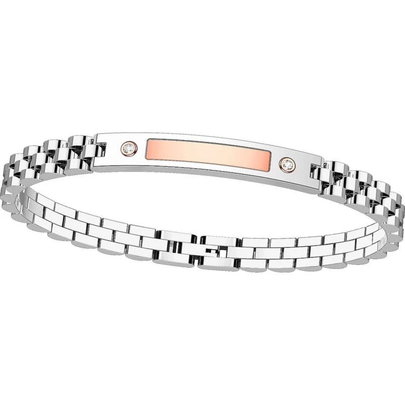 Zancan Bracciale Uomo In Acciaio