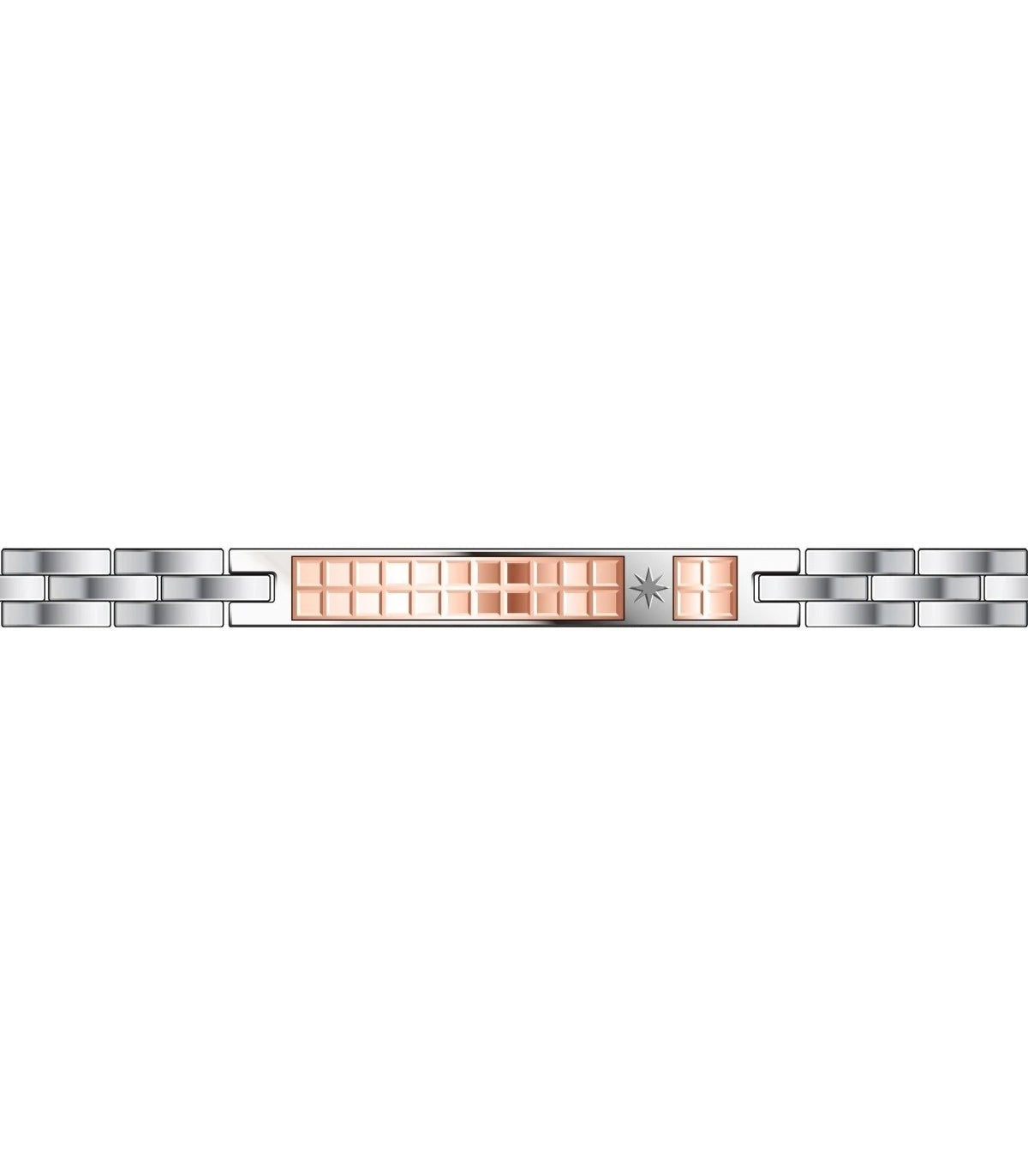 Zancan Bracciale Uomo In Acciaio Bicolore