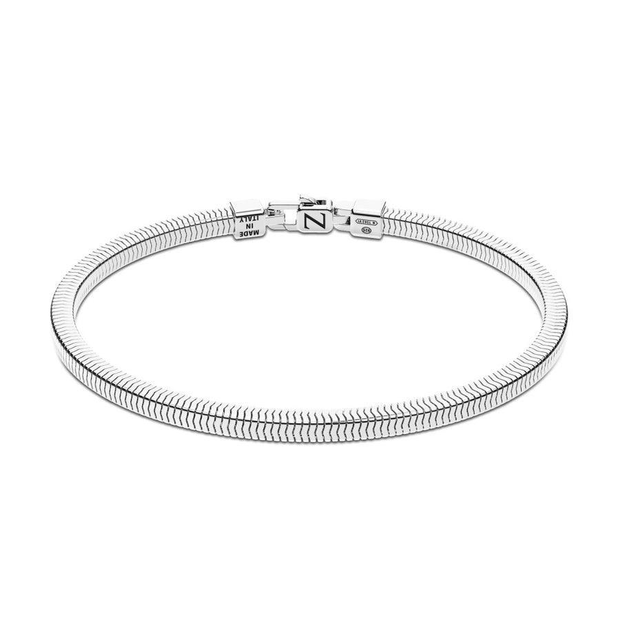 Zancan Braccale Maglia A Coda Di Volpe In Argento 925/1000
