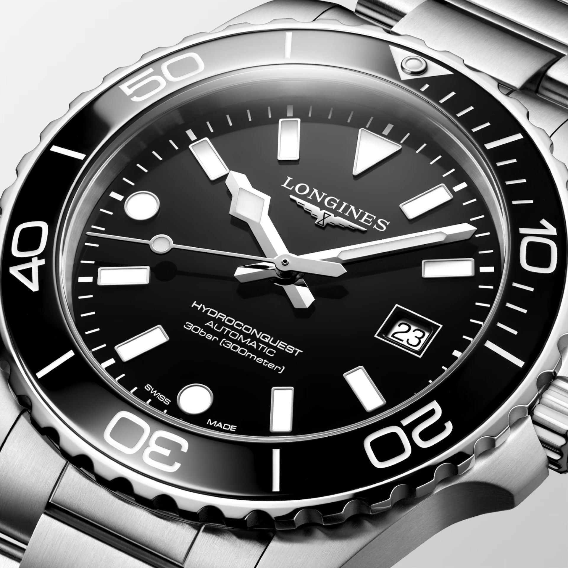 Longines Hydroconquest Automatico 39 Mm Black