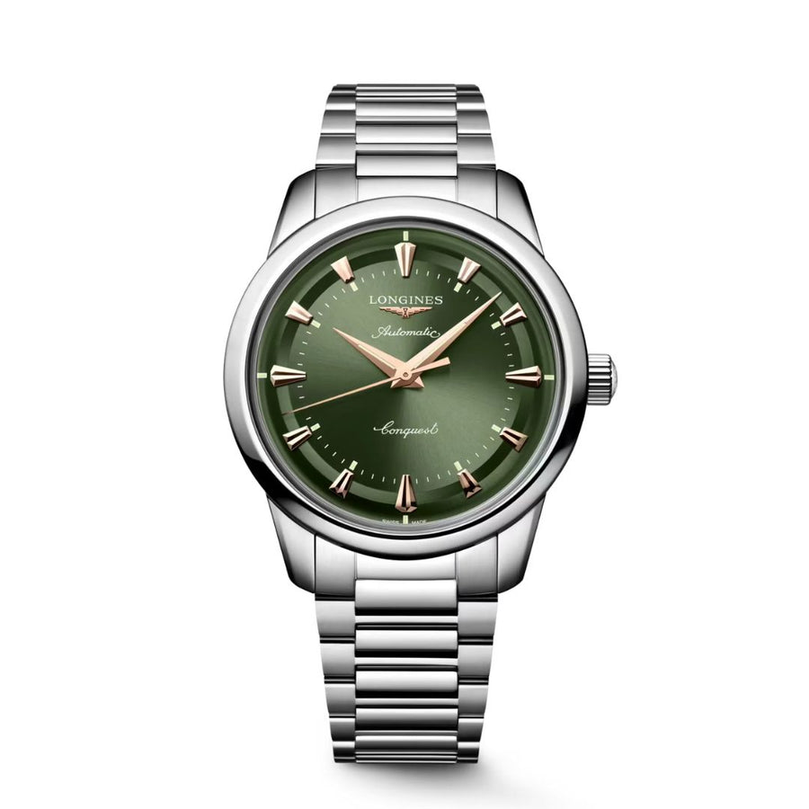 Longines Conquest Heritage Automatico  Quadrante Verde 38 mm