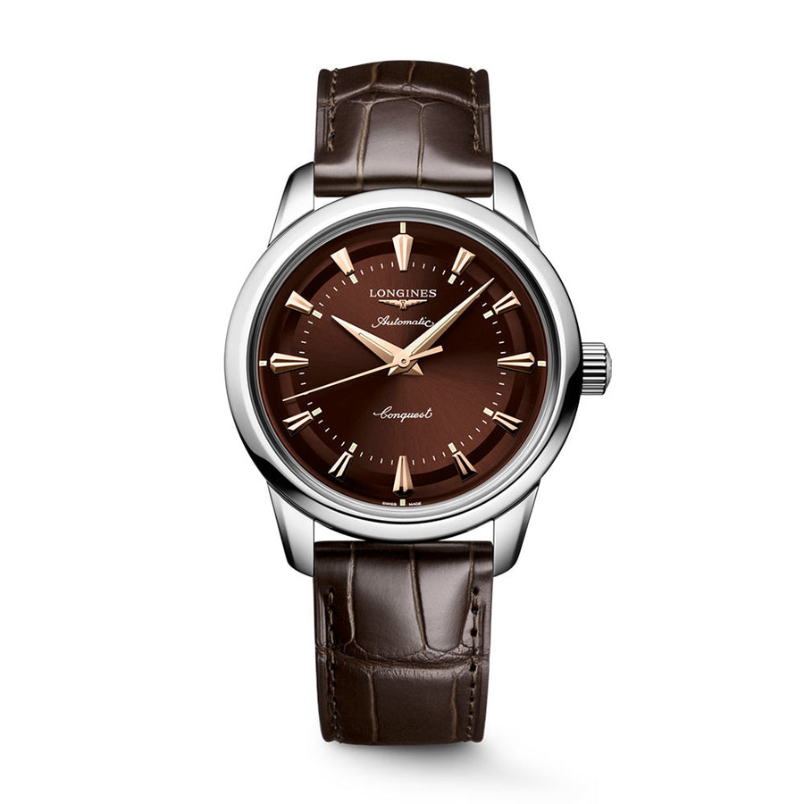 Longines Conquest Heritage Brown 38 Mm