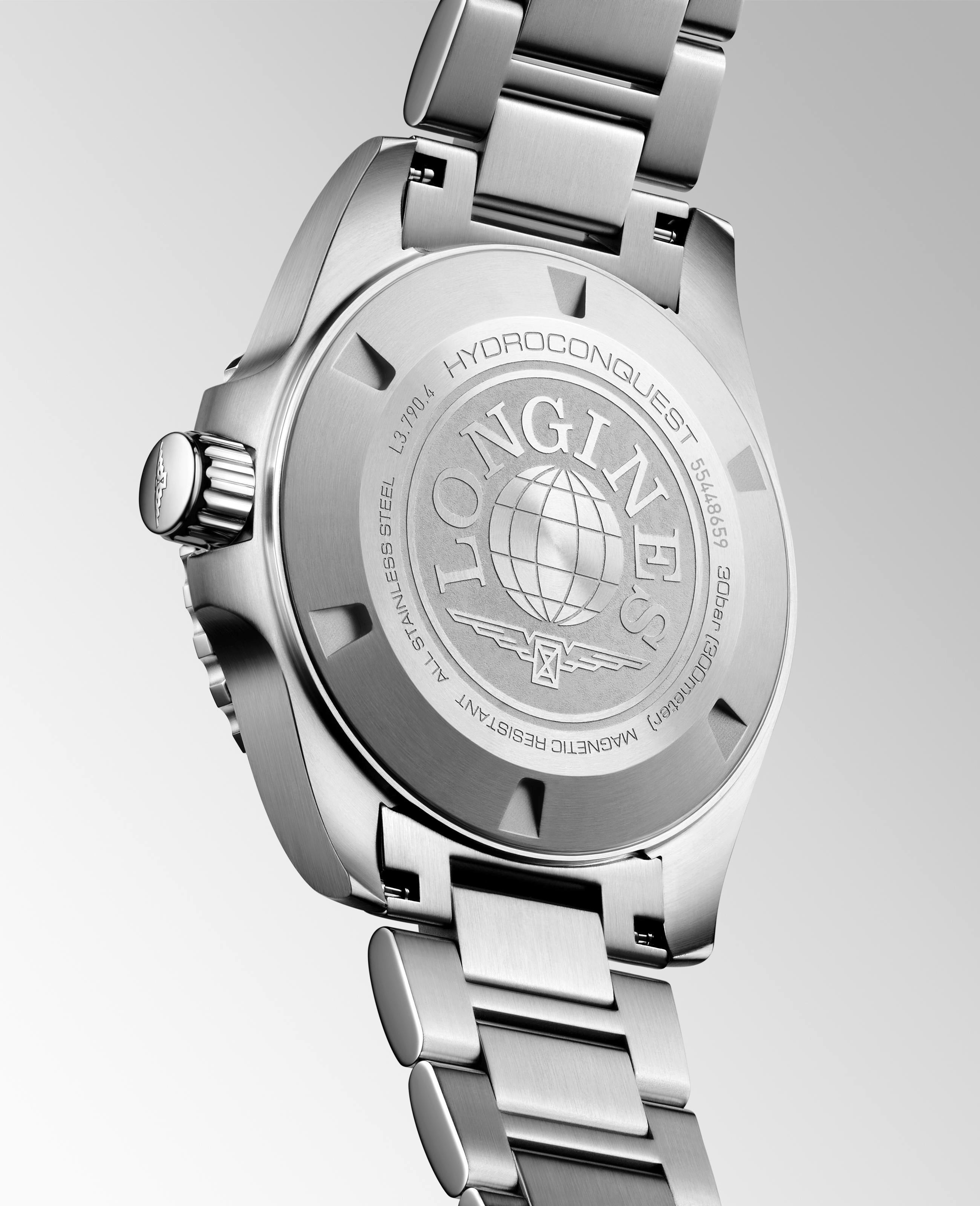 Longines Hydroconquest GMT Quadrante Nero 41 mm