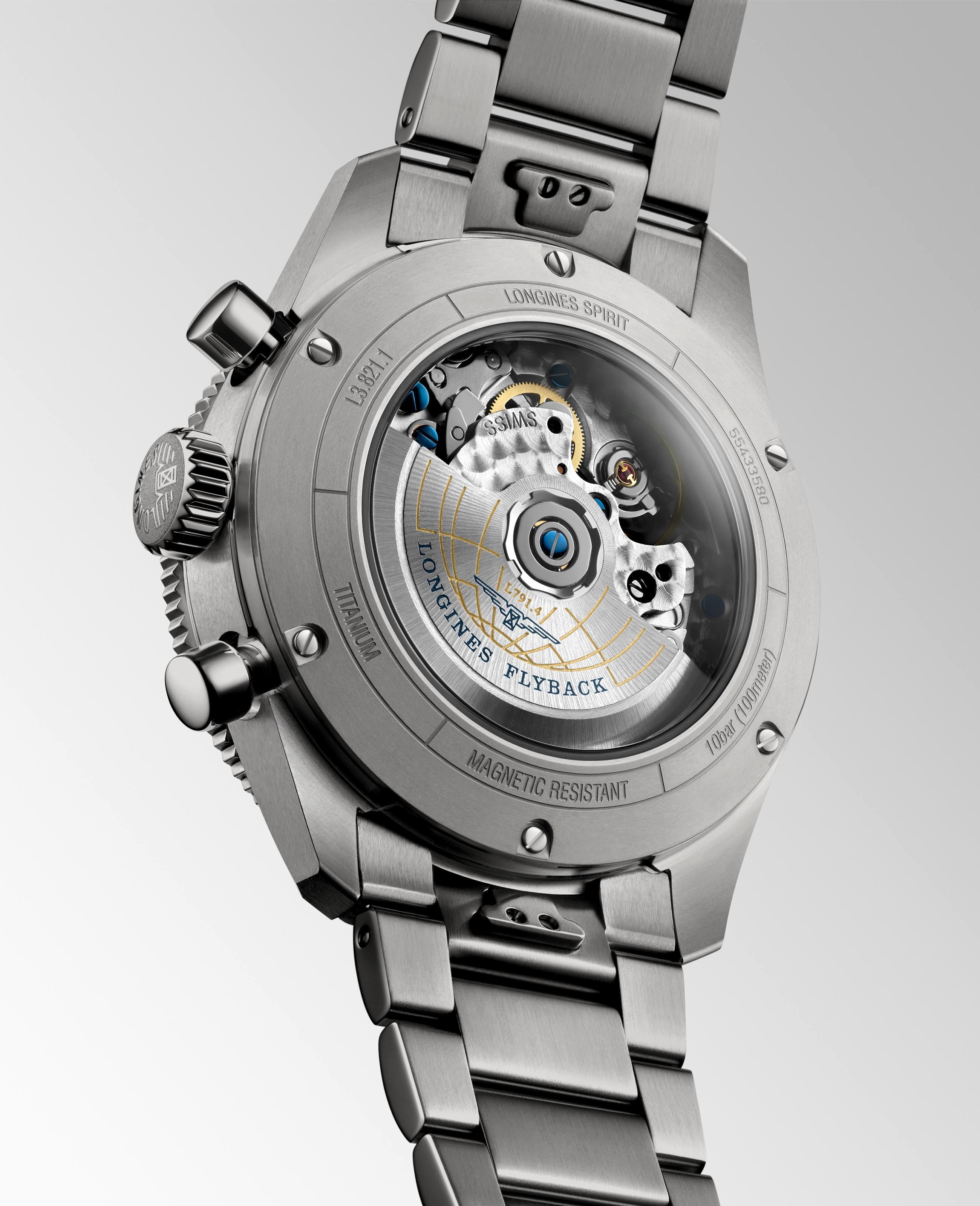 Longines Spirit Flyback In Titanio