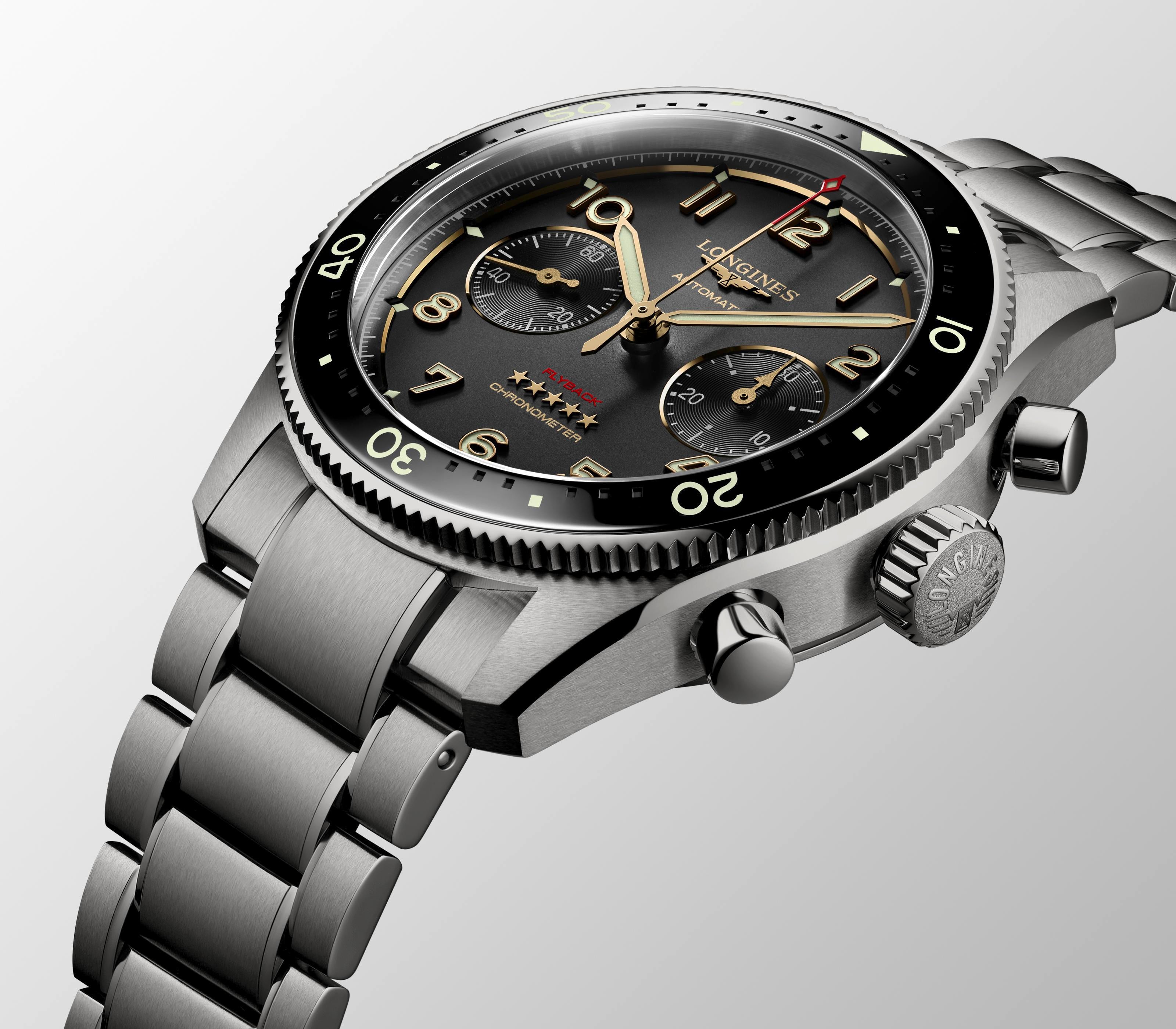 Longines Spirit Flyback In Titanio