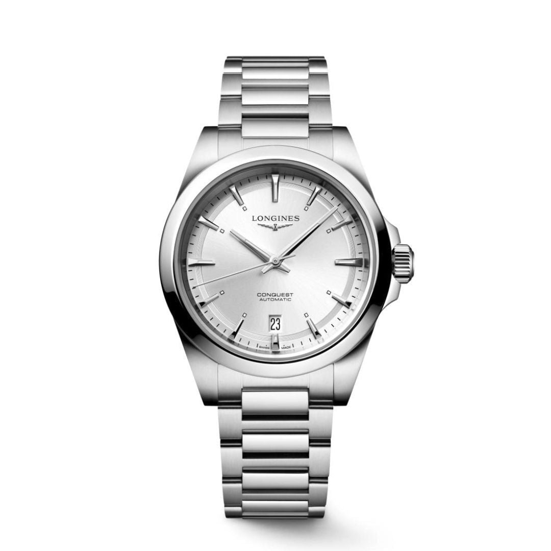 Longines Conquest Automatico Quadrante Silver 38 mm