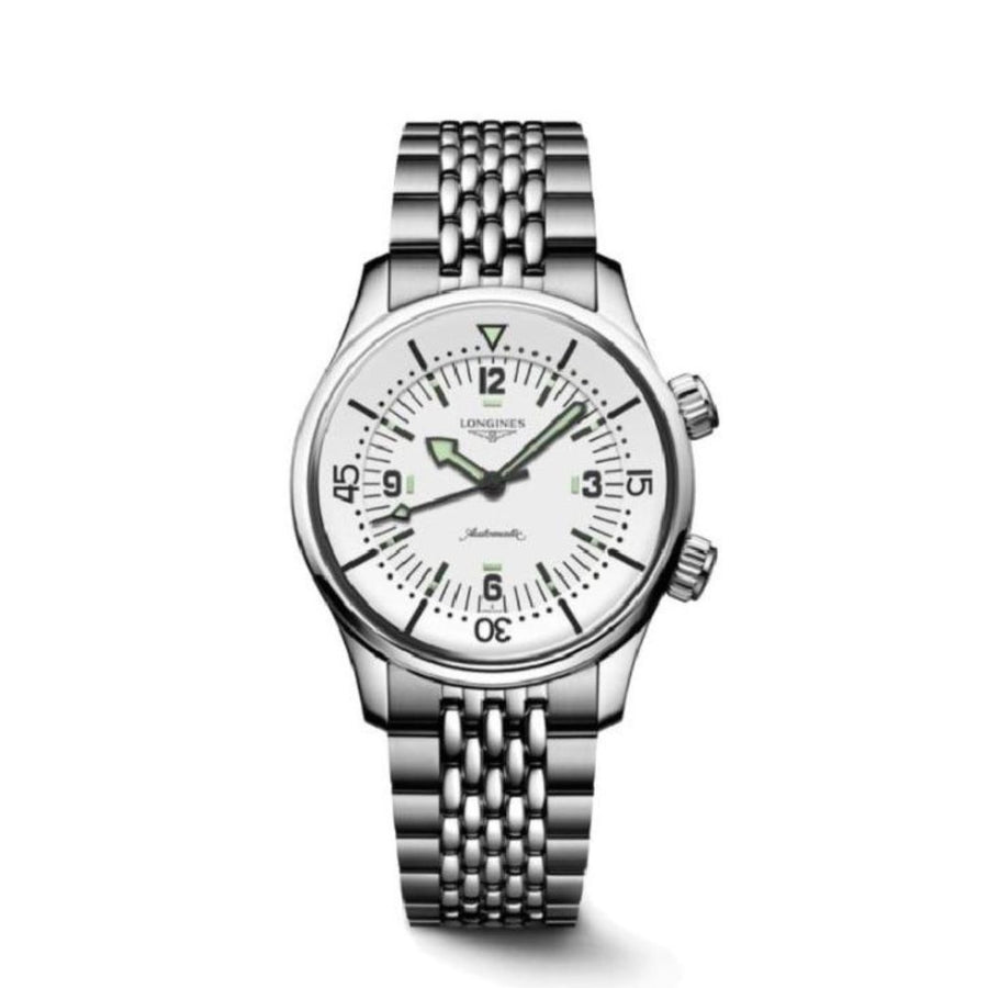 Longines Legend Diver 39 mm Quadrante  Bianco