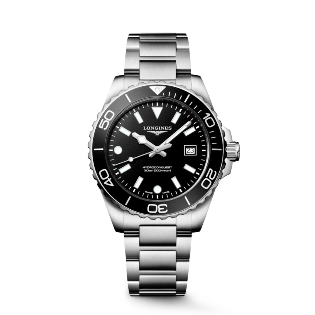 Longines Hydroconquest 42 Mm Quarzo Black