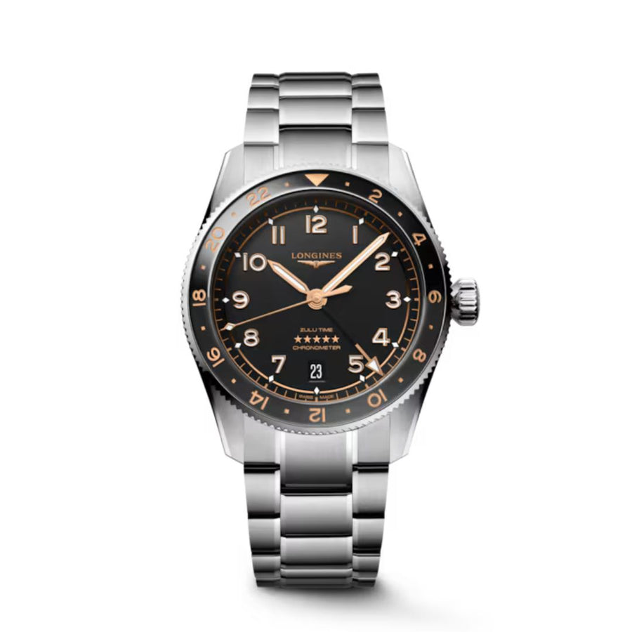 Longines Spirit Zulu 39 Mm Ghiera Nera