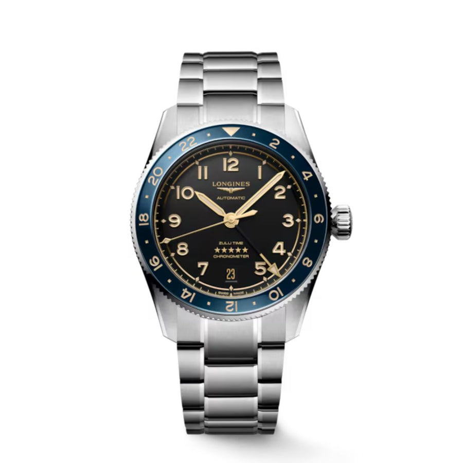 Longines Spirit Zulu 39 Mm Ghiera Blu