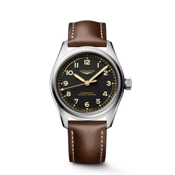 Longines Spirit Pilot Cinturino In Pelle