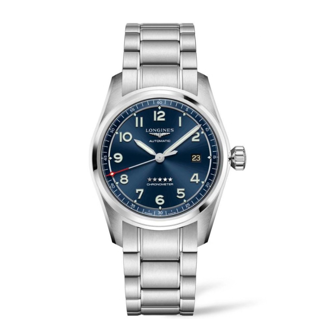 Longines Spirit Orologio Uomo Acciaio Quadrante Blu