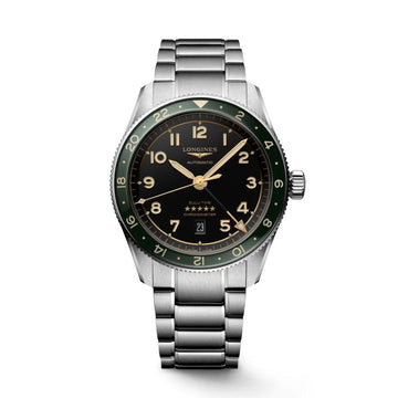 Longines Spirit Zulu Time 42 mm Ghiera Verde