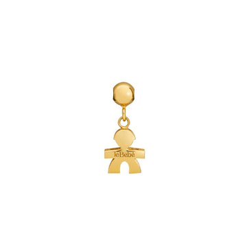 Le Bebe Charm I Tesorini Pop Con Sagoma Bimba In Oro Giallo 18kt