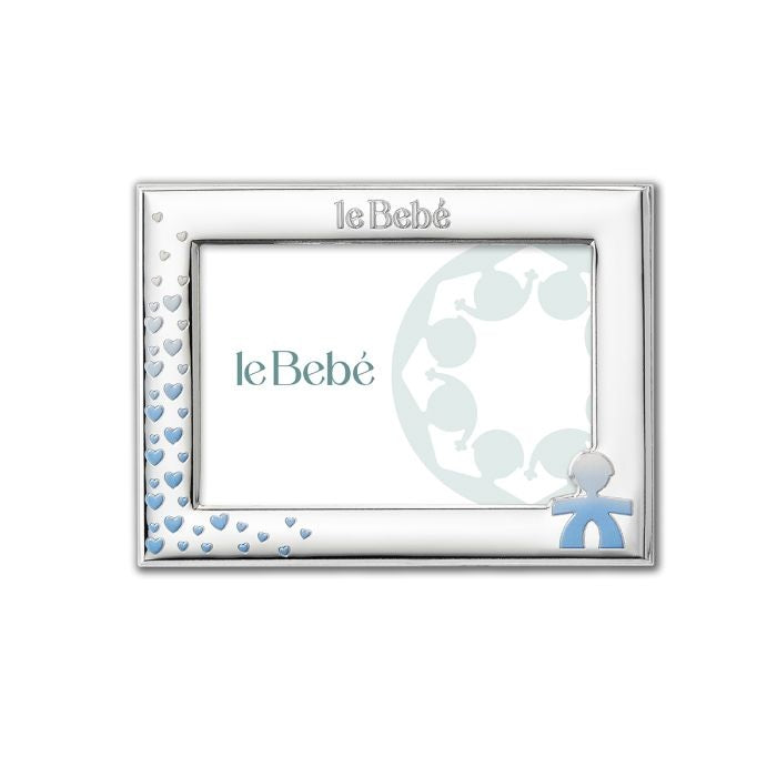 Le Bebe Cornice Per Foto 15x10 Cm Sagoma Bimbo E Cuori