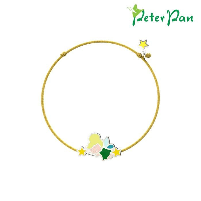 Le Bebe Bracciale Fiabe Ispirato A Campanellino In Argento E Smalto