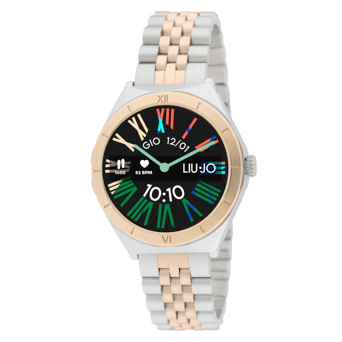 LiuJo Orologio Smartwatch Class Bicolore Silver E Gold Rose