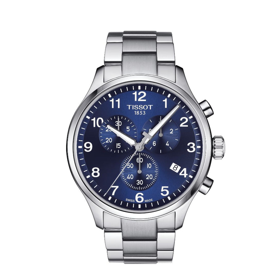 Tissot Chrono XL Quartz Classic in Acciaio e Quadrante Blu