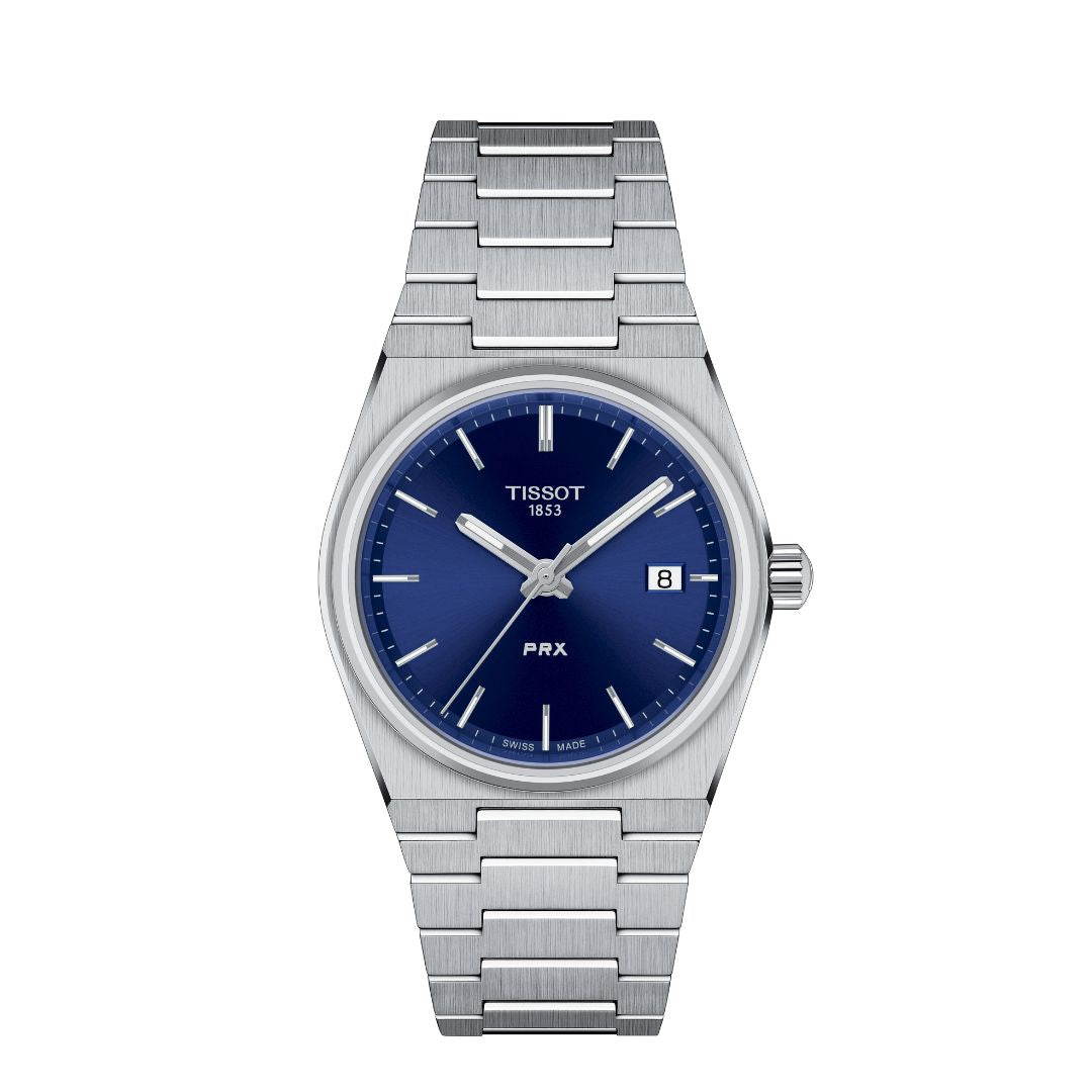 Tissot PRX  In Acciaio 35 Mm Quadrante Blu