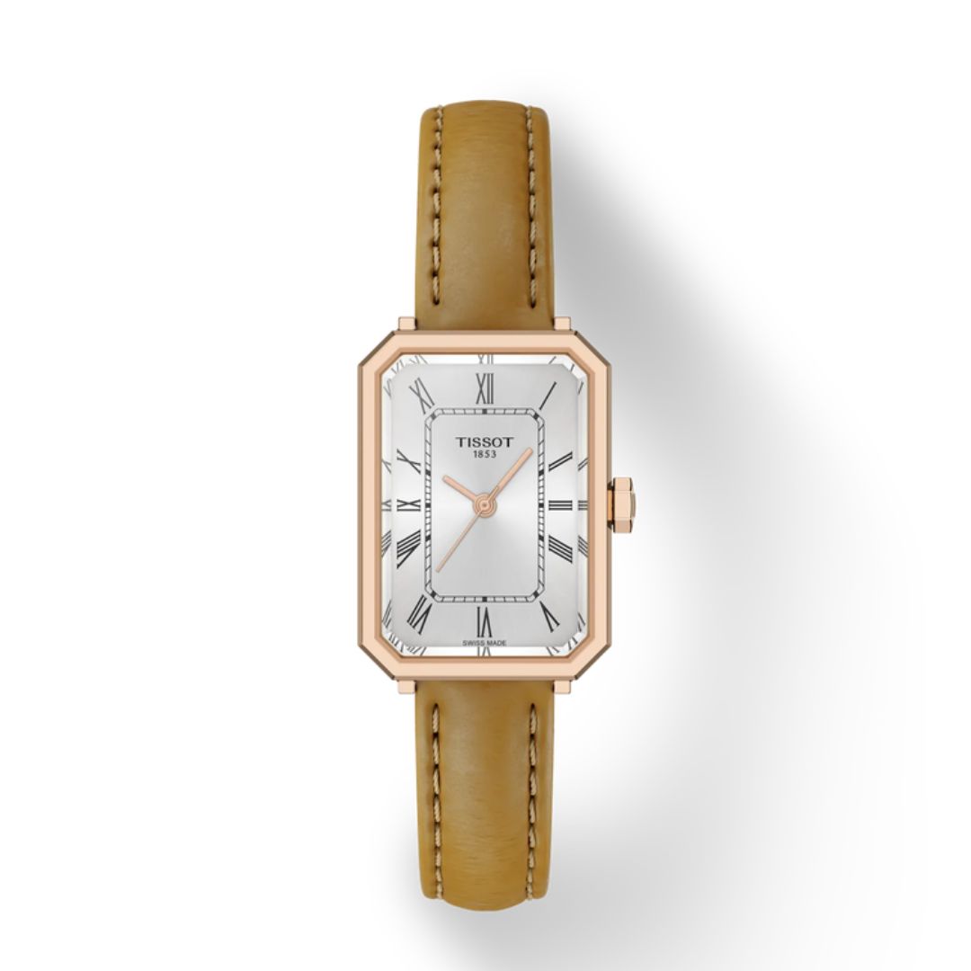 Tissot SRV 30 Mm Cinturino In Pelle