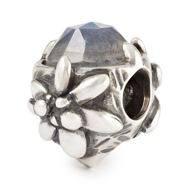 Trollbeads Edelweiss Elemento In Pietra Naturale E Argento