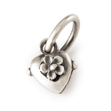 Trollbeads Pendente Bocciolo Del Cuore Elemento In Argento