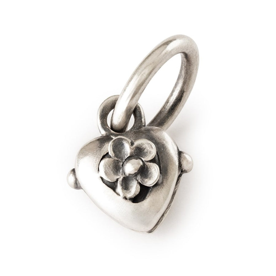 Trollbeads Pendente Bocciolo Del Cuore Elemento In Argento