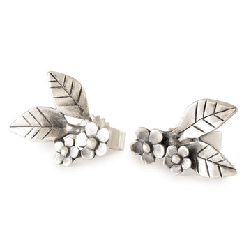 Trollbeads Orecchini Grazia Dei Fiori In Argento