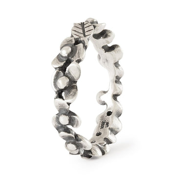 Trollbeads Anello Fiori Selvatici In Argento
