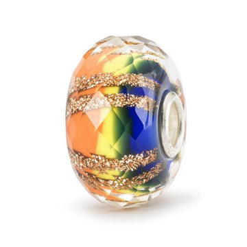 Trollbeads Arcobaleno Sfaccettato Elemento In Vetro