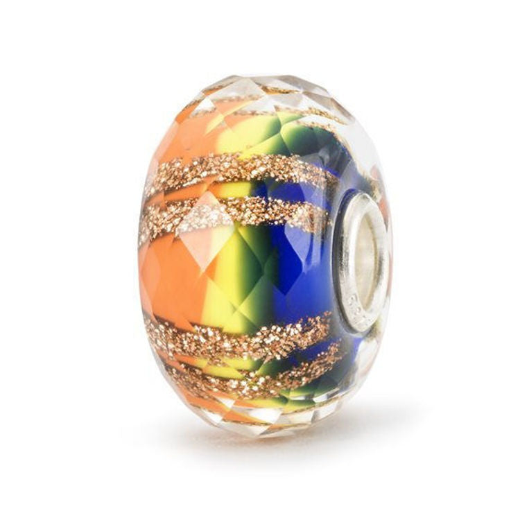 Trollbeads Arcobaleno Sfaccettato Elemento In Vetro