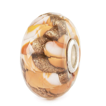 Trollbeads Cuore D'Ambra Elemento In Vetro