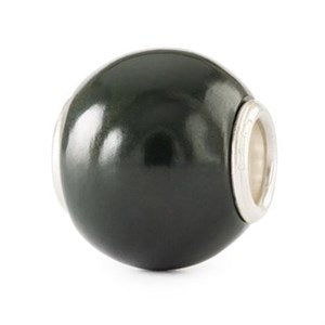 Trollbeads Calcedonio Verde Rotondo Elemento Pietra Naturale