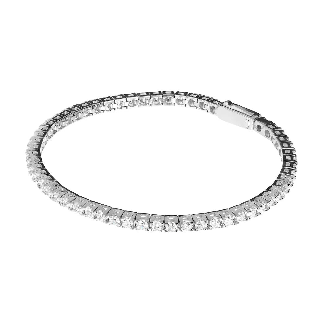 Bronzallure Bracciale Tennis Con Cubic Zirconia