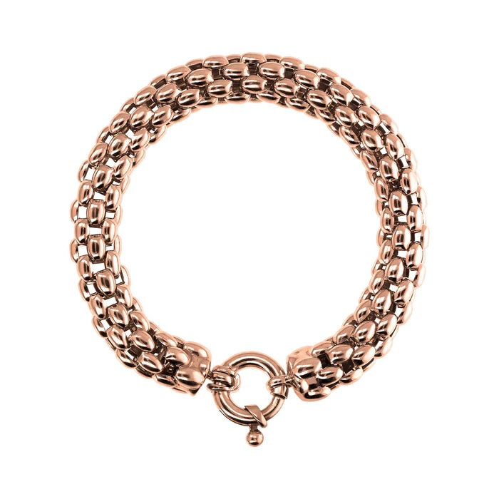 Bronzallure Bracciale Catena Coreana