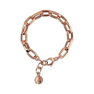 Bronzallure Bracciale Maxi Catena Forzatina