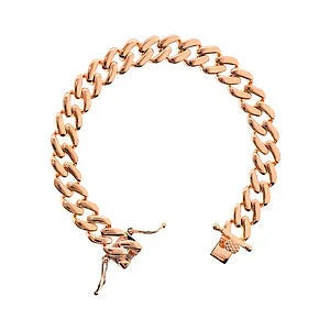 Bronzallure Bracciale Catena Grumetta Lucida