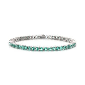Bronzallure Bracciale Tennis Con Cubic Zirconia Tonde