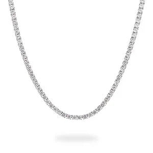 Bronzallure Collana Tennis Con Cubic Zirconia Tonde