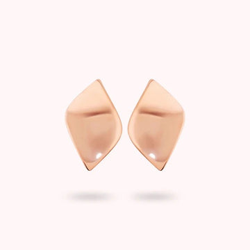 Bronzallure Orecchini A Foglia Lucidi