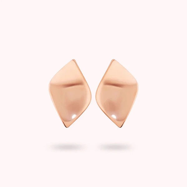 Bronzallure Orecchini A Foglia Lucidi