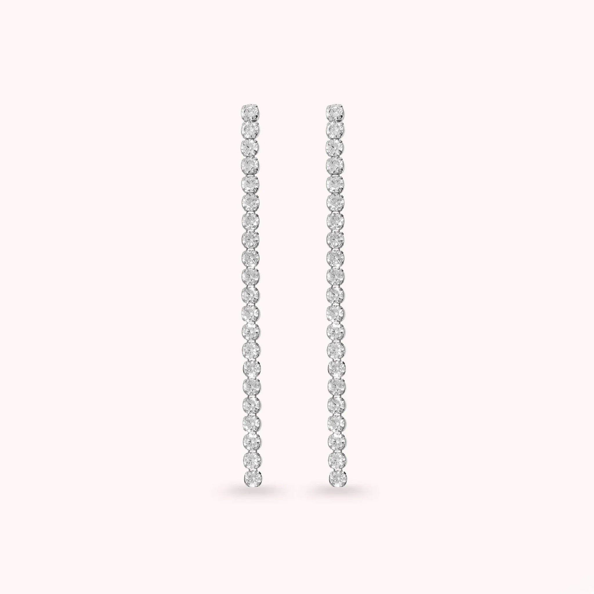 Bronzallure Orecchini Tennis Con Cubic Zirconia