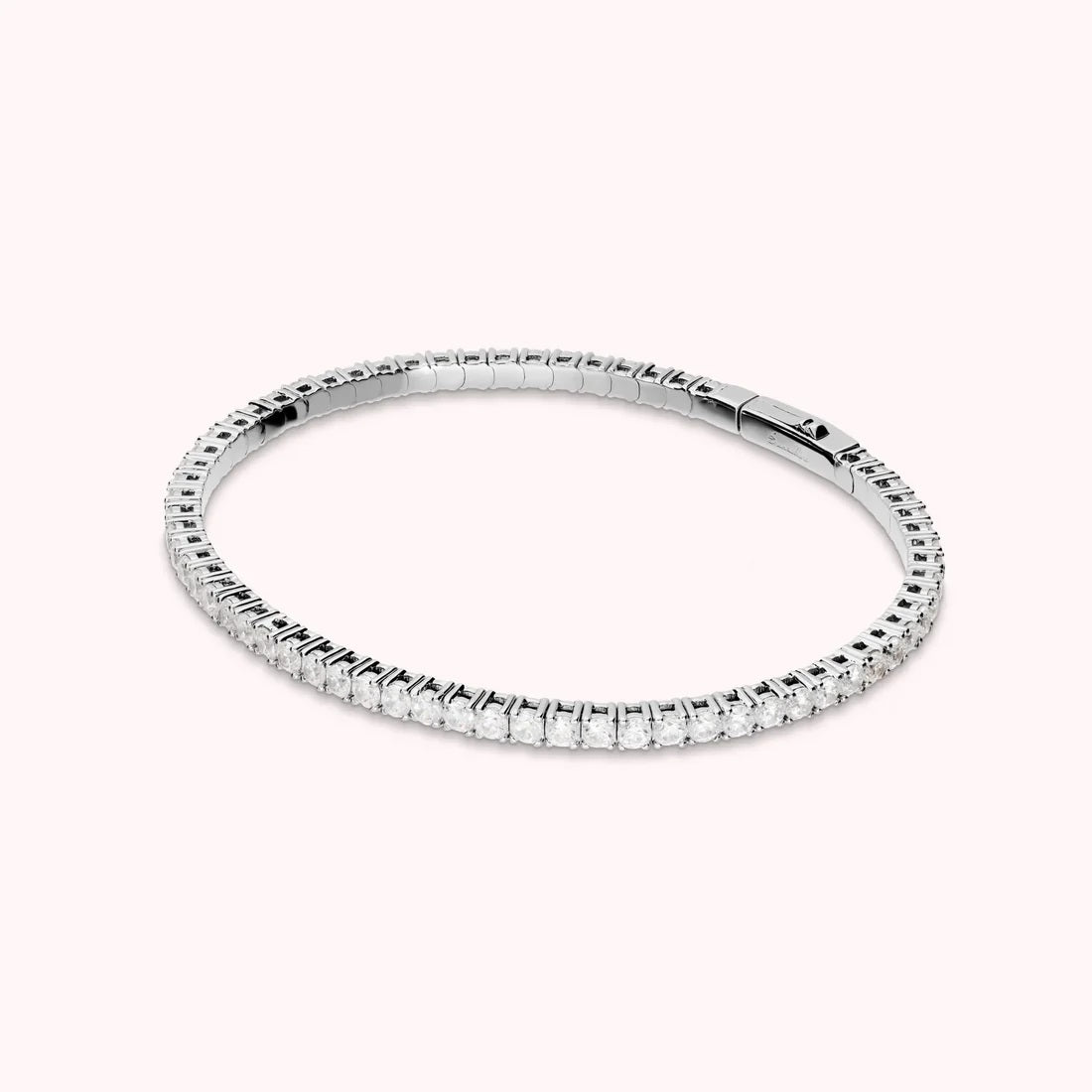 Bronzallure Bracciale Tennis Memory Semirigido