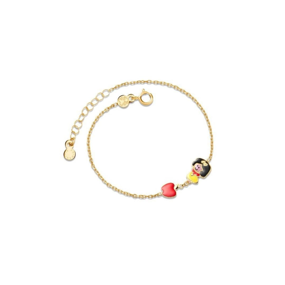 Le Bebe Bracciale Biancaneve In Oro Giallo