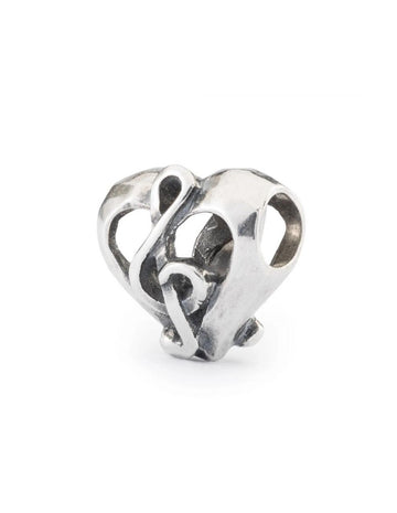 Trollbeads Elemento in Argento Canzone D'Amore