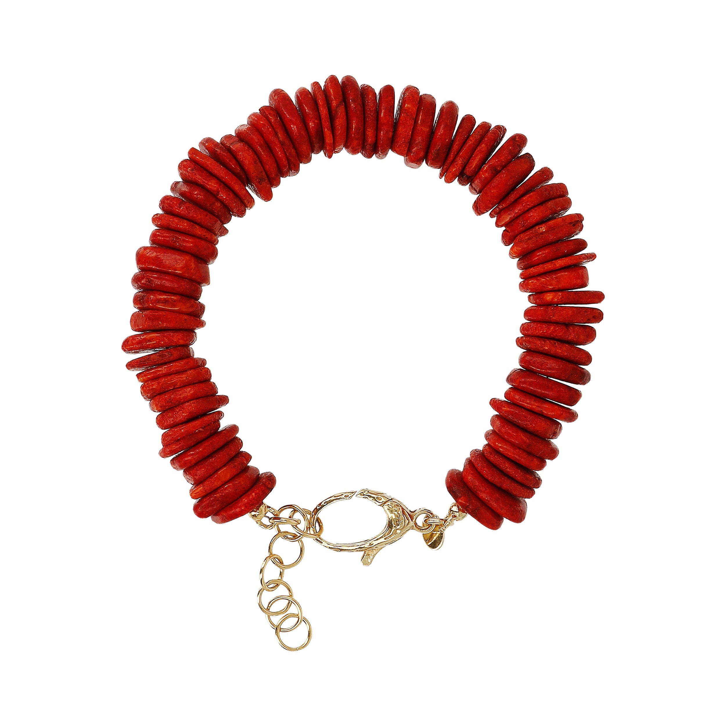 Etrusca Bracciale Con Rondelle In Pietre Naturali