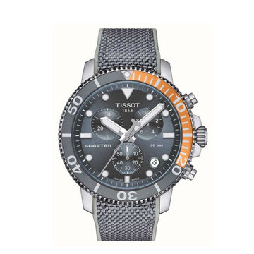 Tissot Seastar 1000 Cronografo al Quarzo in Acciaio e Quadrante Grigio