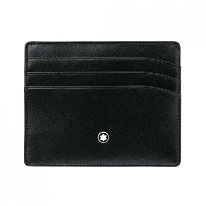 Montblanc Porta Carte Di Credito Meisterstück Collection 6 Scomparti Nero