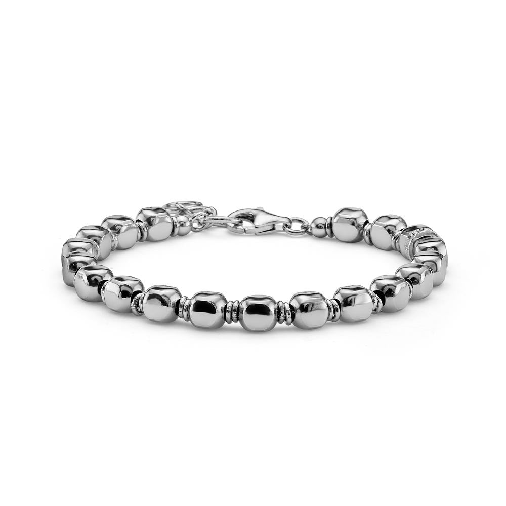 Maria Cristina Sterling Bracciale Uomo Cubi Argento 925