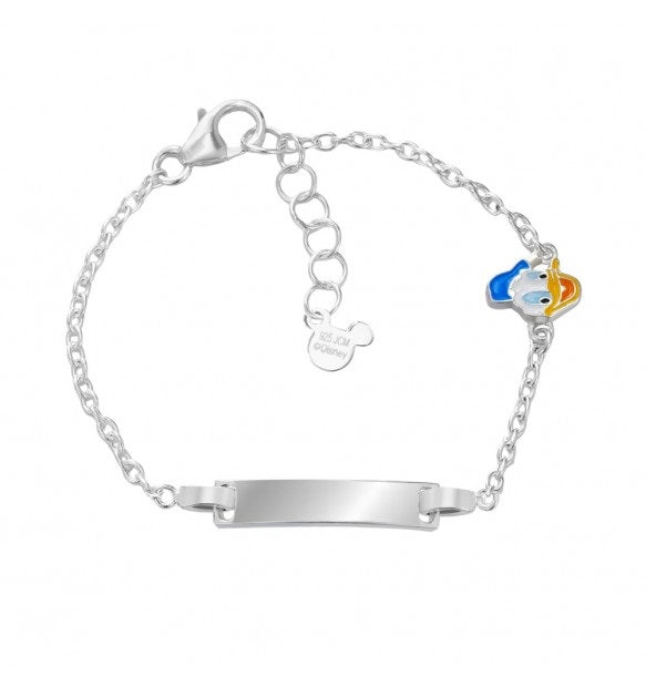 Disney Bracciale Paperino In Argento 925/1000